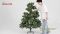 4.5ft Prelit Pencil Christmas Tree, RGBW Lights, App Control