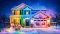 600FT Permanent Outdoor Lights RGB+IC Lights for House