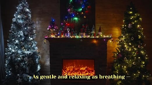 Slow Twinkling Christmas Light, 1 Pack, Warm White 100 Lights 35FT