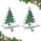 Christmas Stocking Holders for Mantle Set of 2, Heavy Duty 3D Stocking Stand Weighted Stocking Hooks Christmas Ornaments Decorations for Fireplace Tabletop