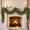 9FT Pre-lit Christmas Garland with Lights Cedar Garland Christmas Decor