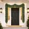 18FT Pre-Lit Christmas Garland, Realistic Artificial Cedar Garland, 1 Pc