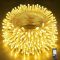 300 LED Christmas Lights Outdoor 100ft String Lights Connectable Twinkle Fairy Lights Plug in Clear Wire for Diwali Outside Indoor Bedroom Wedding Garden Tree Decorations, Warm White