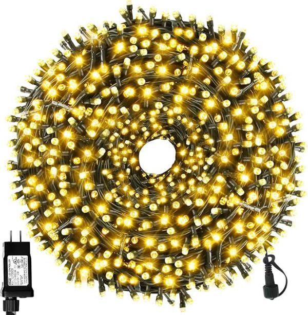 MZD8391 170FT 500 LED Christmas Lights Outdoor Indoor, Christmas Tree Light