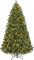 Yaheetech 6ft Pre-lit Christmas Tree with 300 Warm White Lights, Green