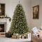 YITAHOME 6ft Prelit Green Artificial Hinged Christmas Tree with Remote