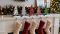 Tondiamo 5 Pack Christmas Stocking Holders, Weighted Metal Tree Hangers